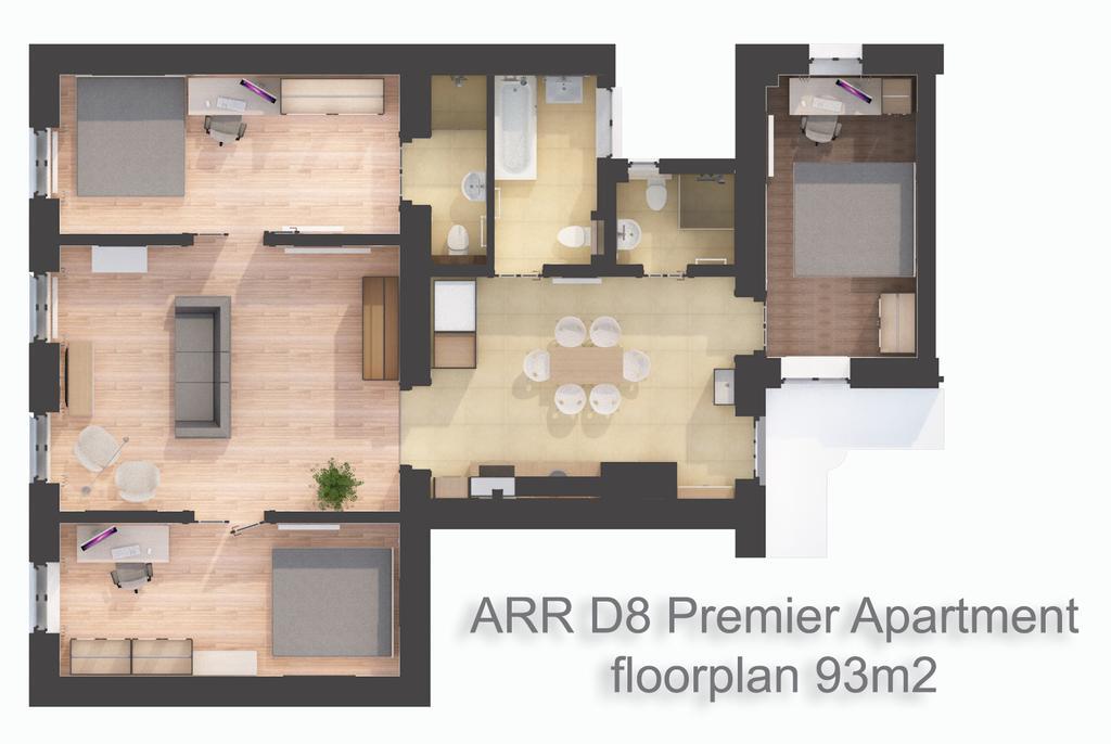 Bpr D8 Premier Apartment Budapest Eksteriør billede